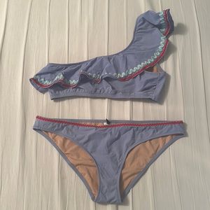 J. Crew One Shoulder Bikini Top